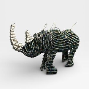 Handmade Beaded South African Elephant